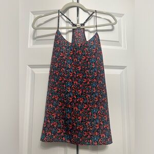 J Crew racer back floral tank. Size XS.